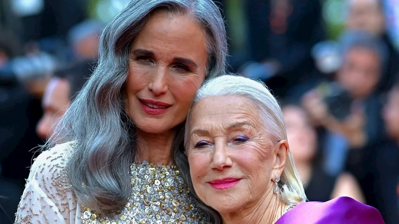 Andie MacDowell und Helen Mirren: So glamourös zeigen sie sich zusammen in Cannes