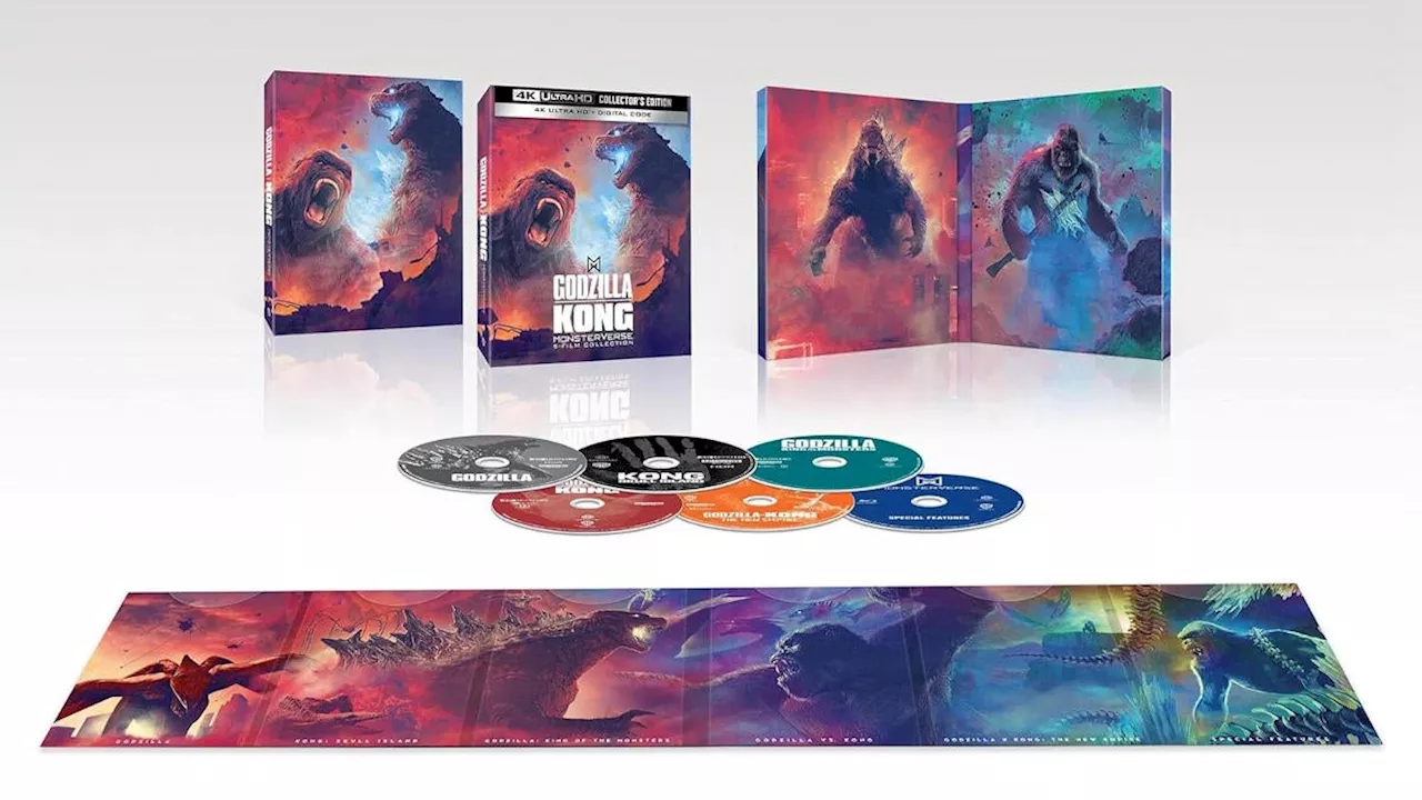 Godzilla x Kong MonsterVerse 5-Film Collector's Edition 4K Blu-ray Set Is On Sale Now