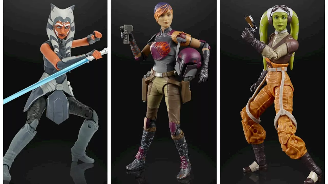 Star Wars The Black Series Ahsoka Tano, Hera Syndulla, and Sabine Wren Figures Are Back