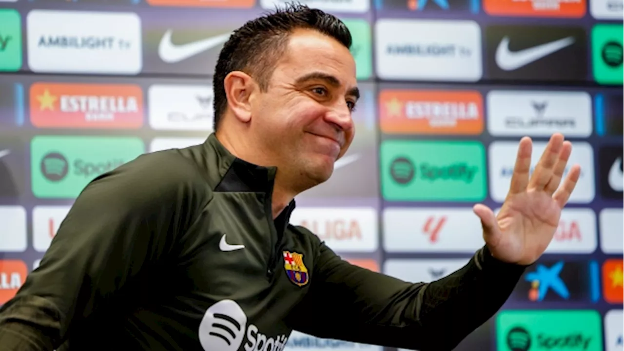 Xavi says Barcelona president will have to explain why he won't continue as coach