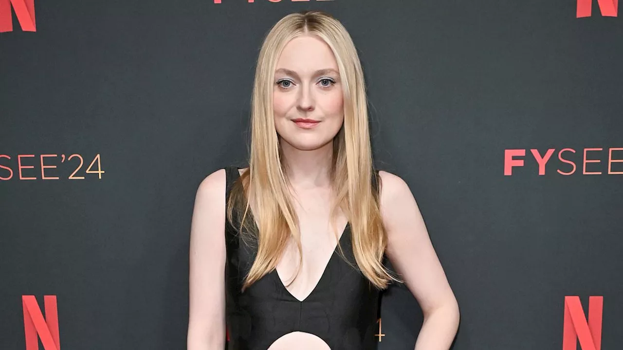 Dakota Fanning stuns in black dress alongside co-star Andrew Scott at official screening of Netflix...