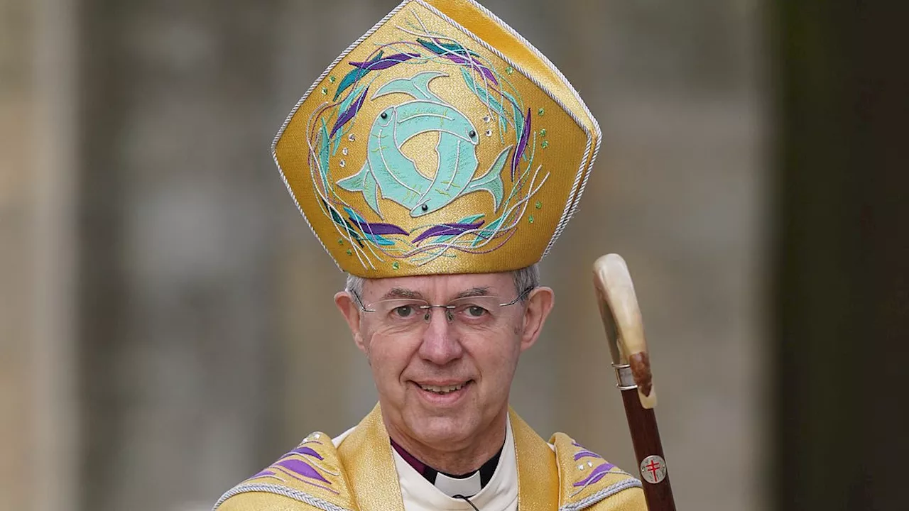 The Archbishop of Airmiles: Justin Welby is accused of hypocrisy after racking up 48,000 miles on...