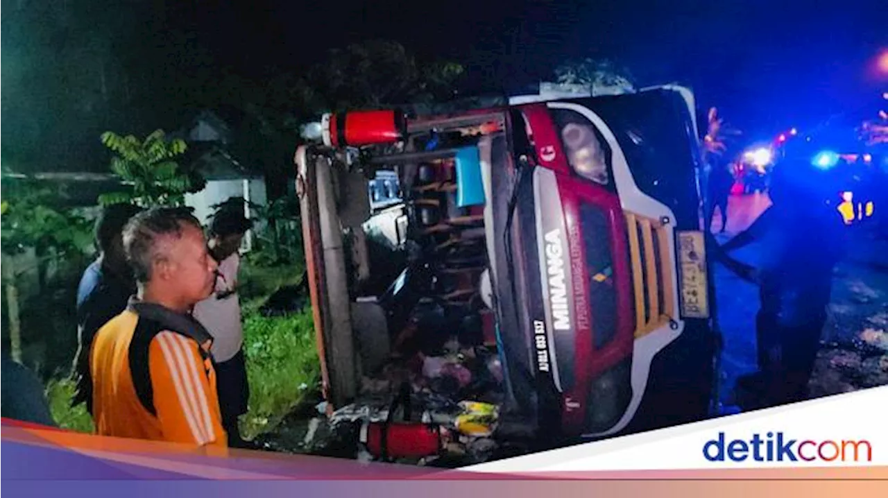 Sopir Bus Study Tour SDN yang Kecelakaan di OKI Sebabkan 2 Orang Tewas Kabur