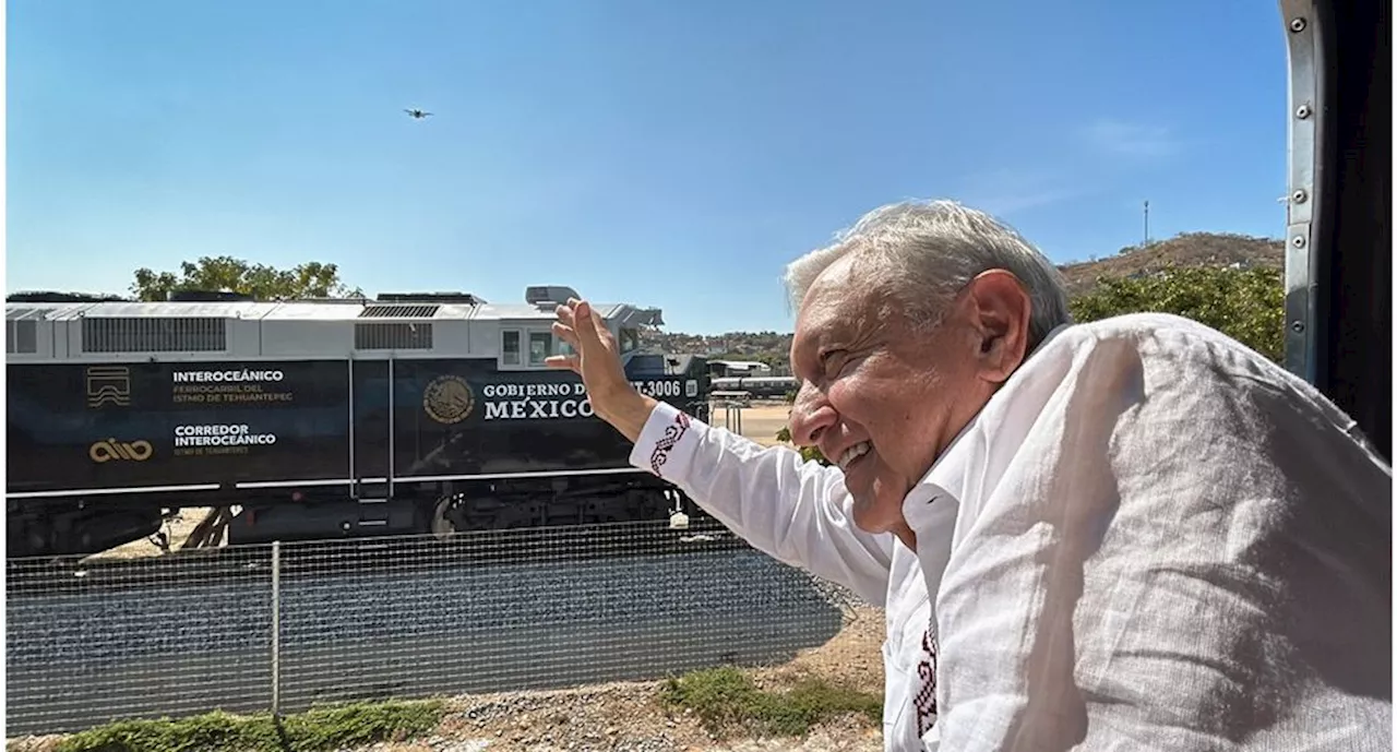 AMLO revela que inversionistas están interesados en una nueva línea del Tren Interoceánico