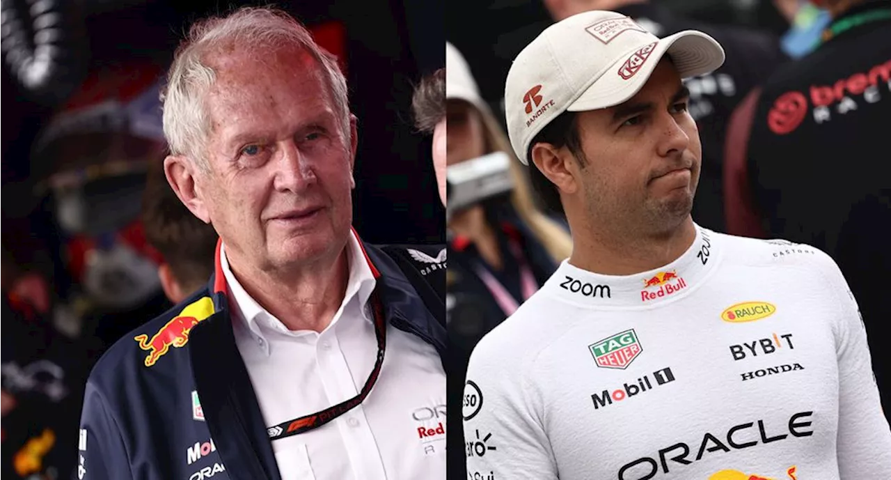 Helmut Marko lanza crítica al trabajo de Checo Pérez en GP Mónaco: “Es doloroso”