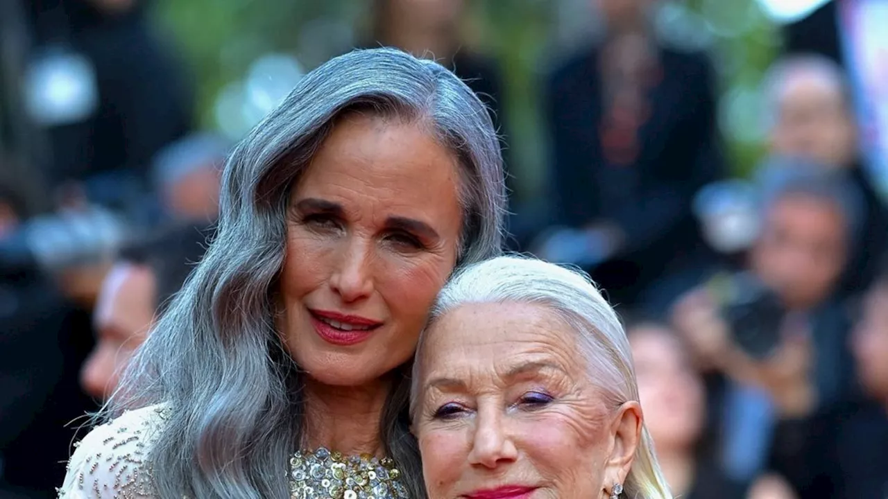 Andie MacDowell und Helen Mirren: Gemeinsam auf dem roten Teppich in Cannes