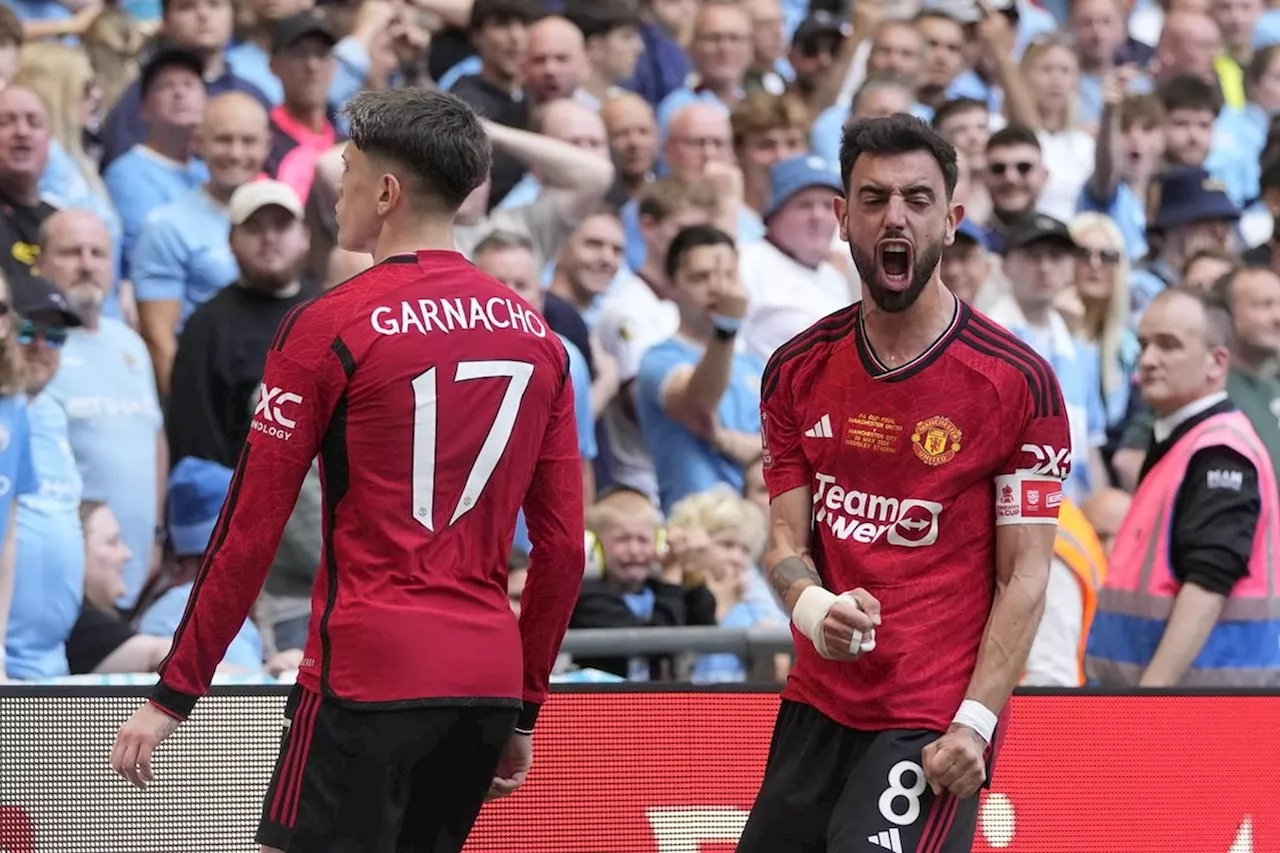 Man United wins the FA Cup after stunning Man City 2-1 in the final