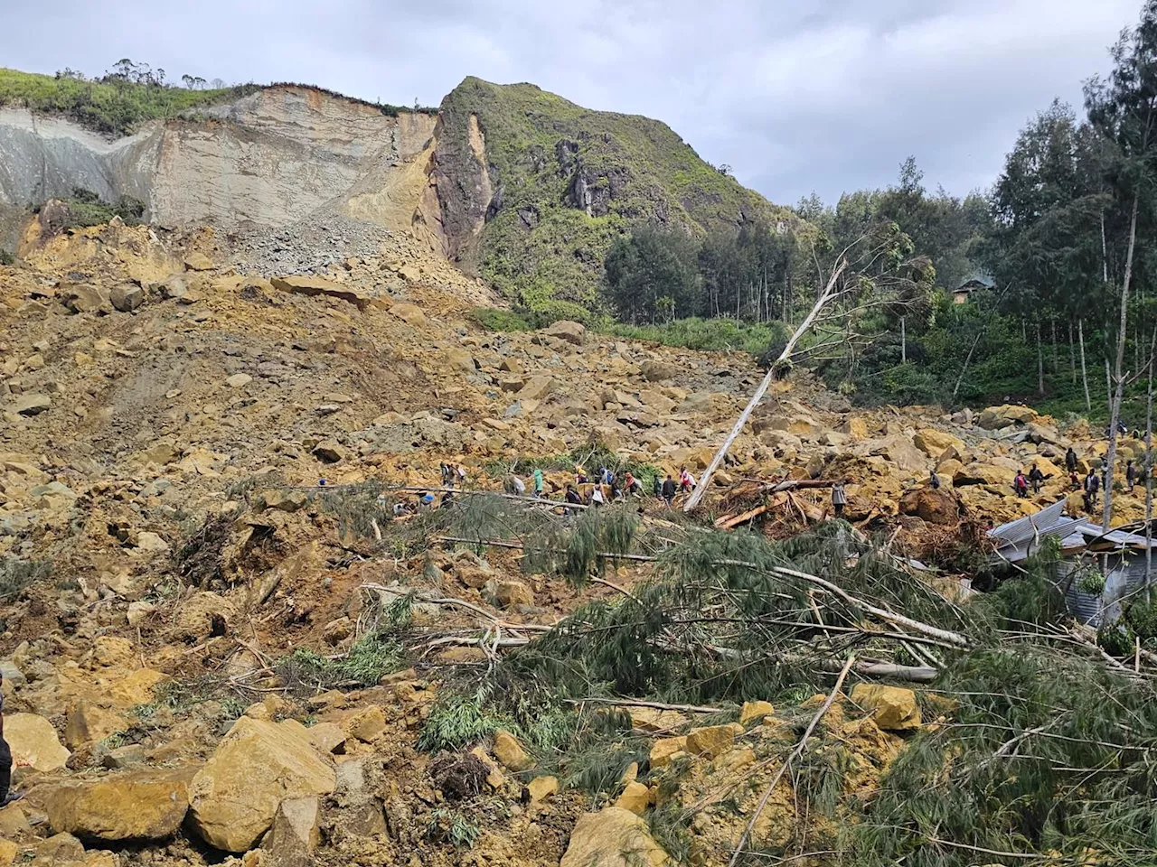 More than 300 buried in Papua New Guinea landslide, local media says