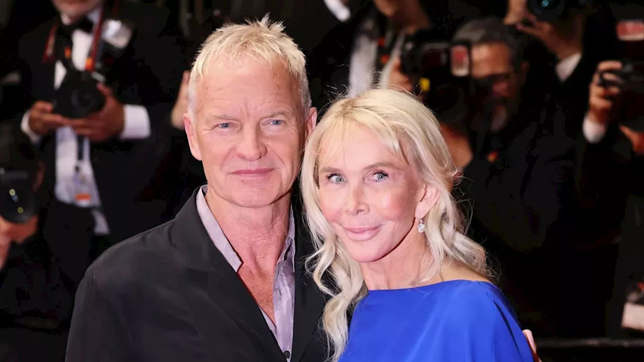 Sting and gorgeous wife Trudie Styler look besotted during affectionate ...