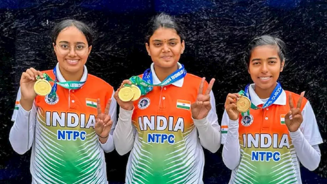 Archery World Cup: भारतीय महिला कंपाउंड टीम ने गोल्‍ड पर साधा निशाना, फाइनल में तुर्की को बड़े अंतर से रौंदा