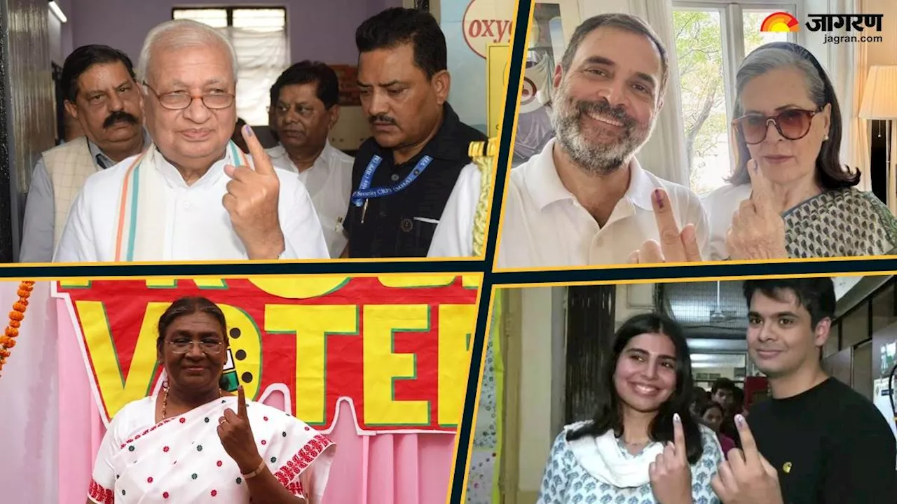 Delhi Voting: राष्ट्रपति द्रौपदी मुर्मू, CM केजरीवाल और राहुल गांधी समेत इन नेताओं ने डाला वोट, देखें ये तस्वीरें