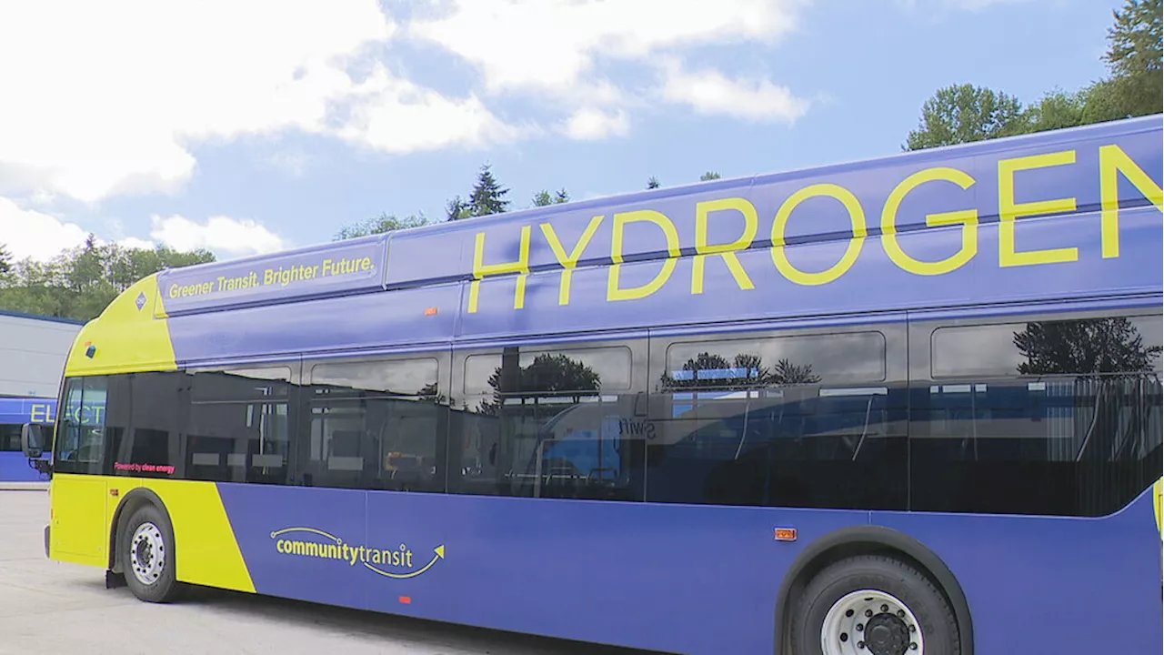 Puget Sound's first hydrogen-powered bus set to launch in Snohomish County