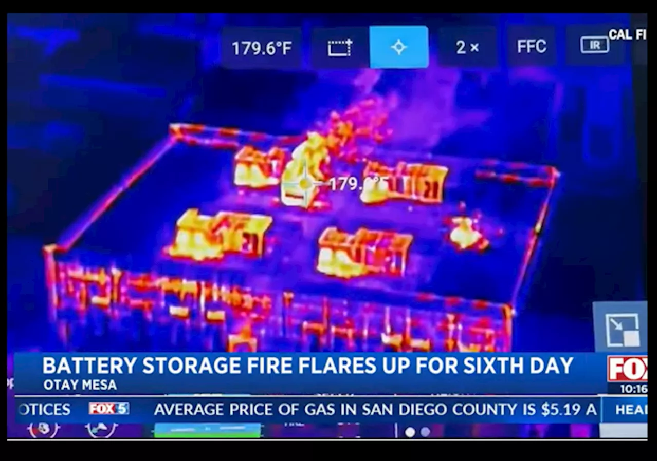 Lithium Battery Fire Smoulders in San Diego Area Warehouse, Won’t be Extinguished for “Weeks”