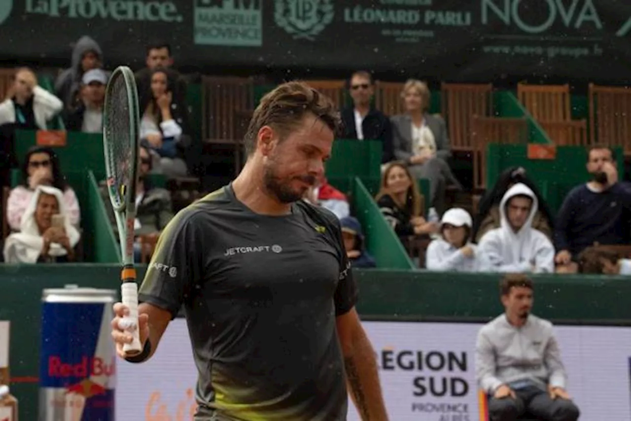 Wawrinka au temps des questions avant d'entamer son Roland-Garros