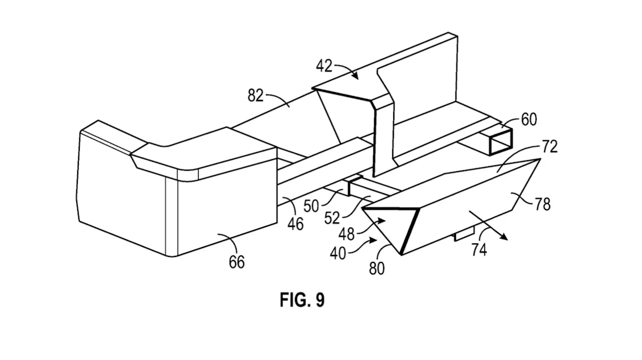 Ford designs deployable step for a pickup's rear bumper