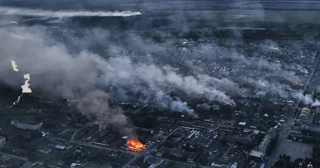 Video shows death on the streets of Ukraine town at heart of new Russian offensive