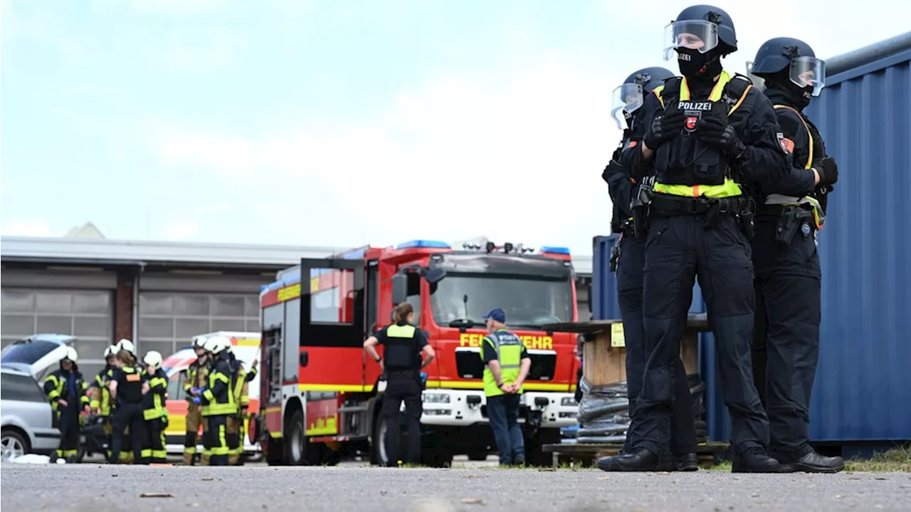 Großübung: 800 Einsatzkräfte probten Ernstfall in Nordhorn