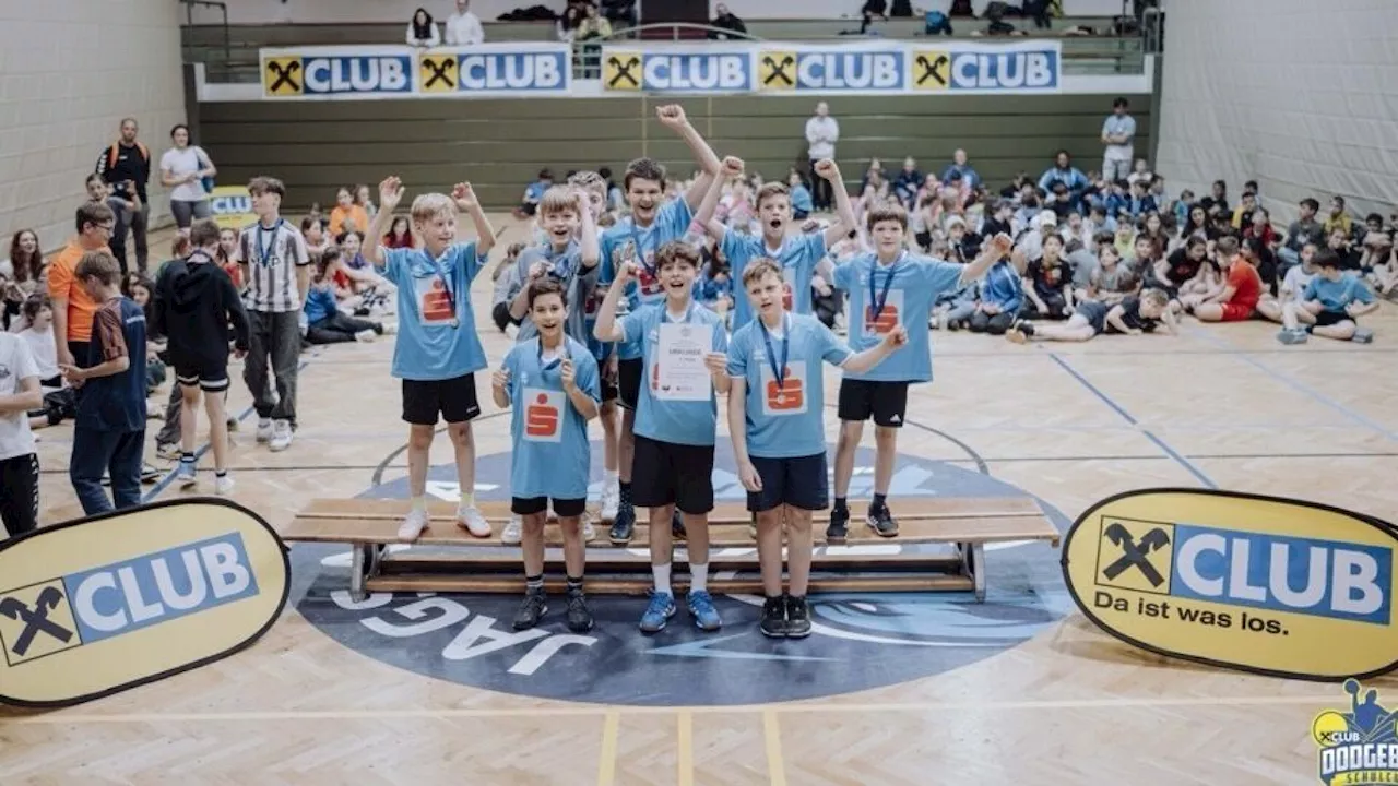 Abgeschossen! Hollabrunner Schüler räumten beim Dodgeball ab