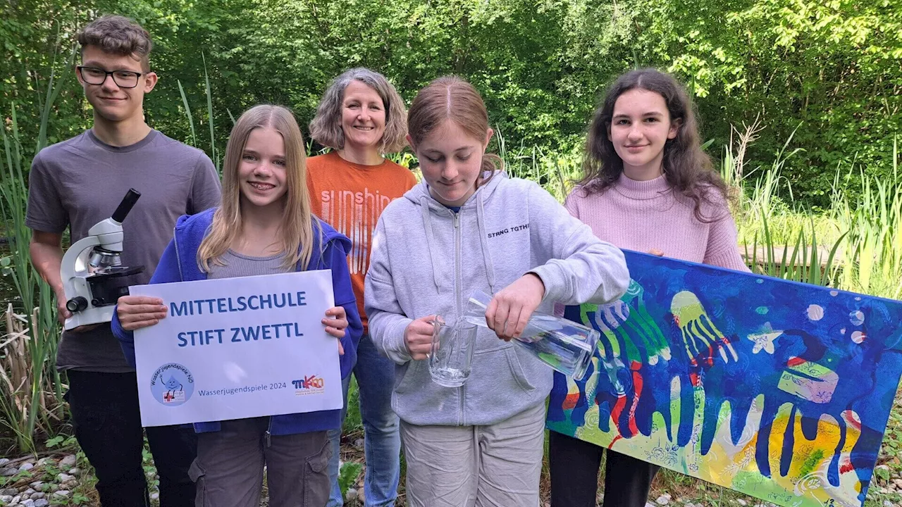 Alles drehte sich in der Mittelschule Stift Zwettl ums Wasser