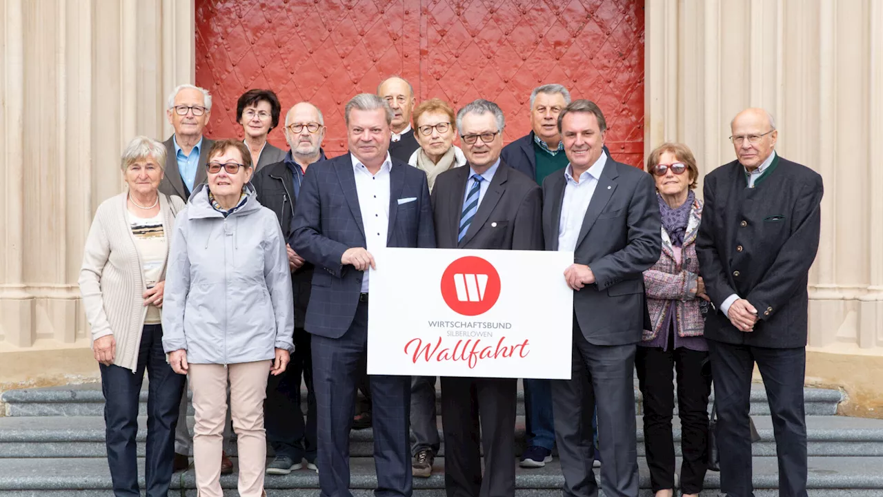 Scheibbser Silberlöwen bei Wirtschaftsbund-Wallfahrt