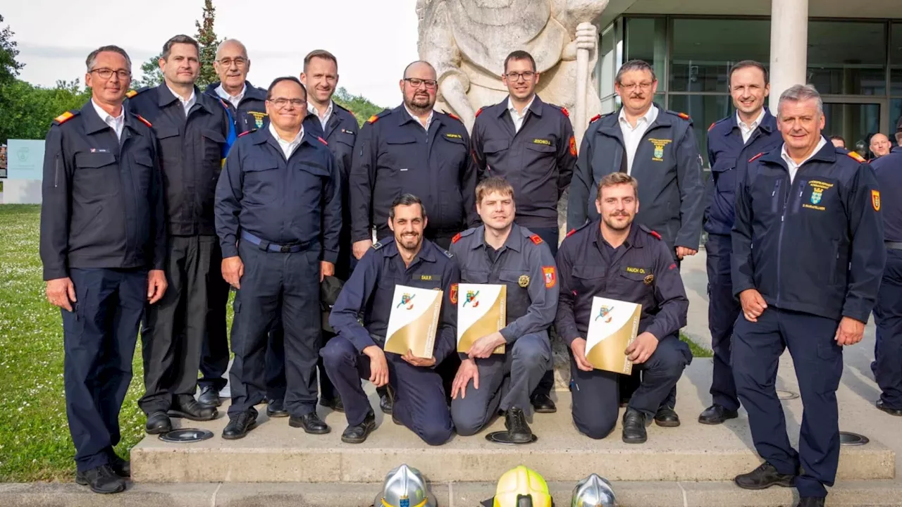 Trio hat die „Feuerwehrmatura“ erfolgreich bestanden