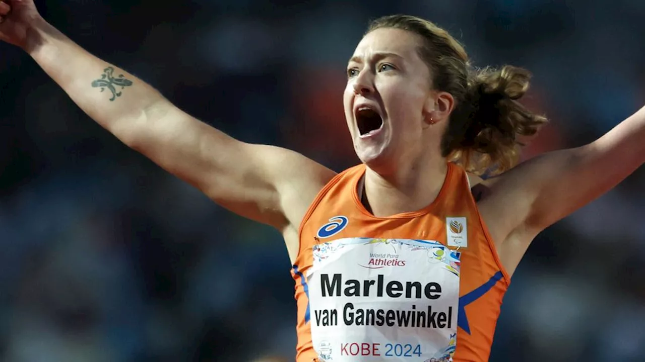 Nederland sluit WK para-atletiek af met goud voor Van Gansewinkel op 200 meter