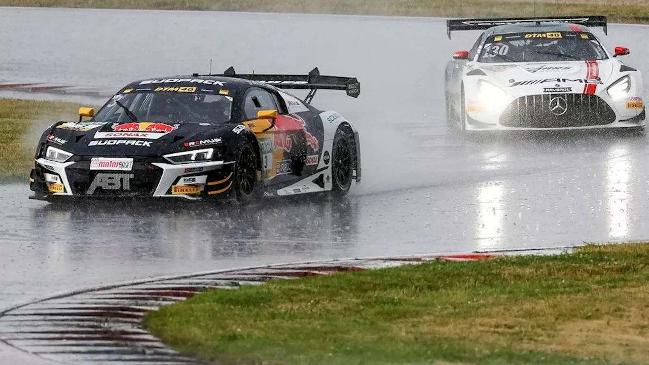 DTM: Kelvin van der Linde triumphiert bei Regen-Thriller am Lausitzring