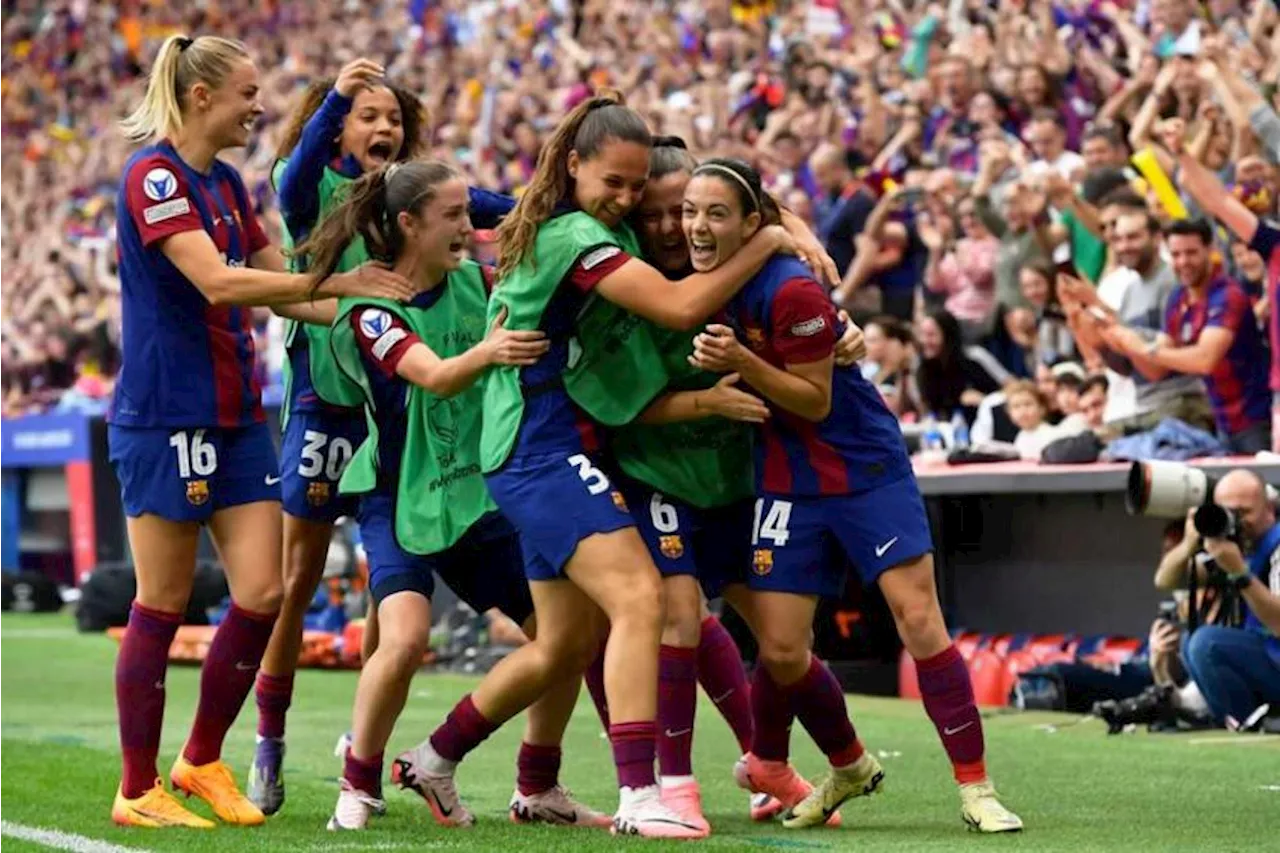 Aitana y Alexia comandaron a Barcelona al título de la Champions League Femenina