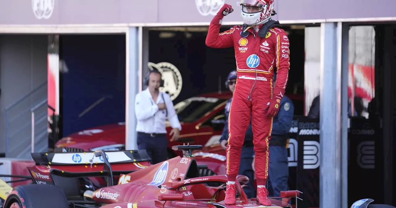 Formel 1: Charles Leclerc beim Heimspiel in Monaco auf der Pole Position​