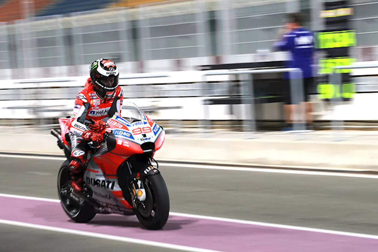 Jorge Lorenzo (Ducati/14.): «Viel Luft nach oben»