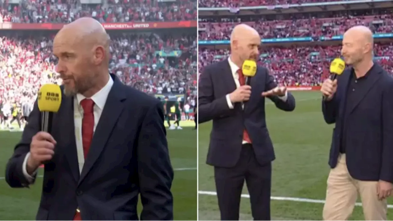 Erik ten Hag directly addresses Man Utd future after 'very brave' Alan Shearer question