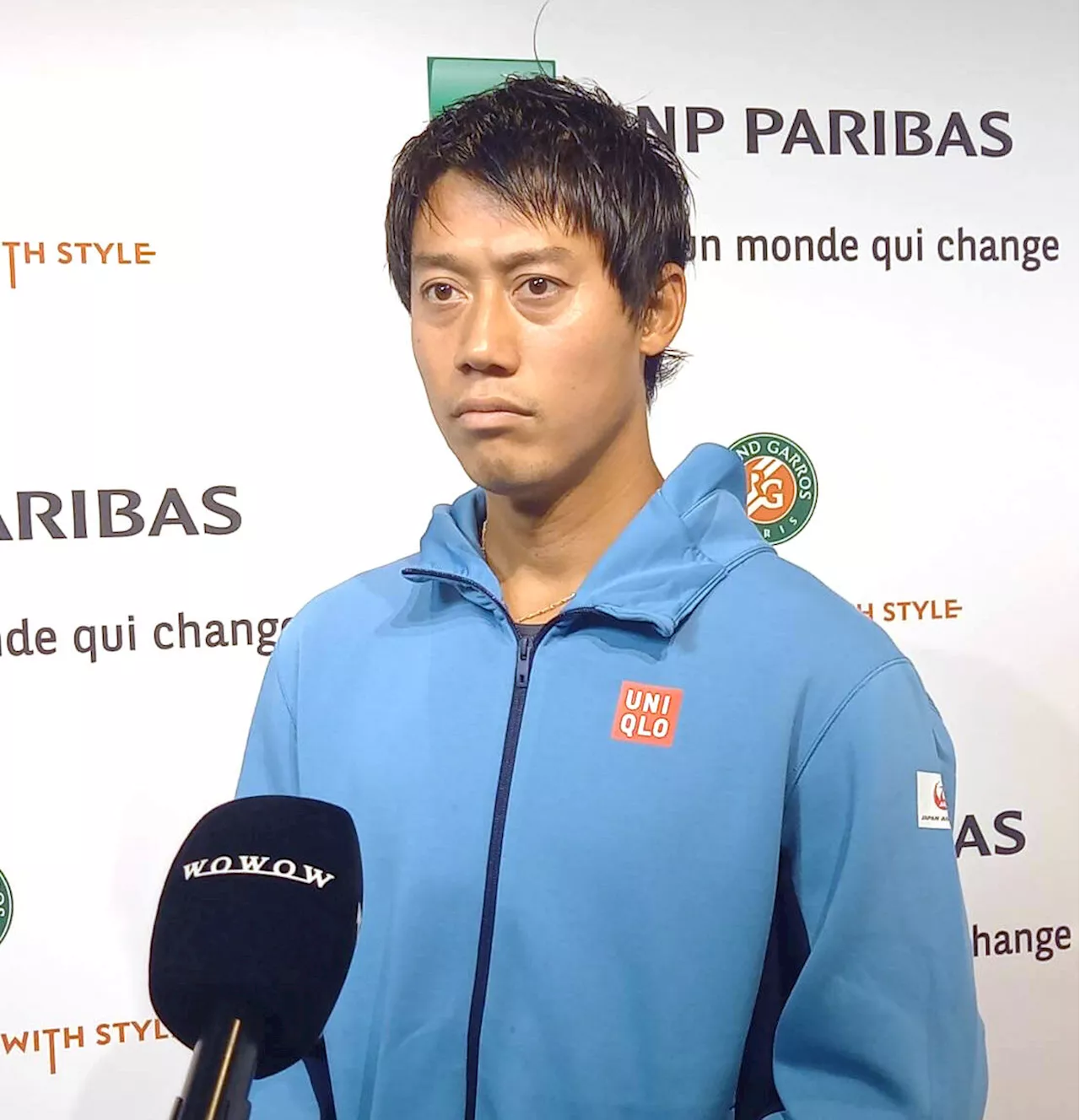 錦織圭、全仏ＯＰ出場 約２年８か月ぶりの４大大会「ここに戻ってくることは重要」ナダルとは「もう一度対戦したかった」