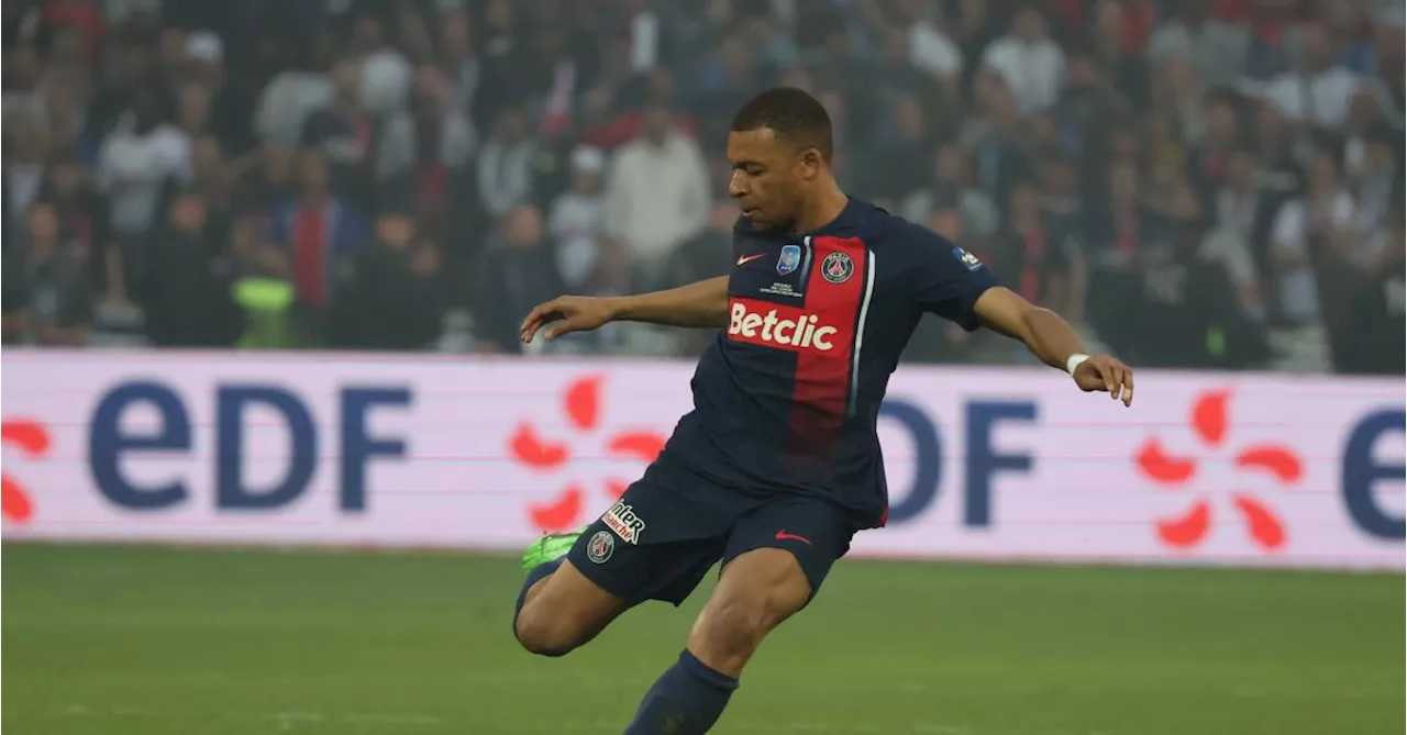 Le PSG remporte la Coupe de France face à Lyon pour la dernière de Kylian Mbappé