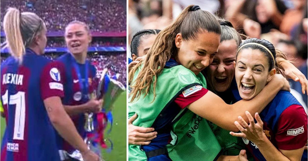 Fotboll: Barcelona Champions League-mästare – Aitana Bonmati och Alexia Putellas avgjorde mot Lyon