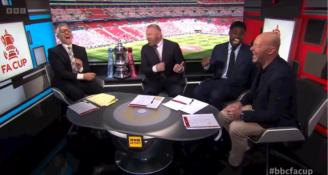 Wayne Rooney leaves BBC studio in stitches with Micah Richards story before FA Cup final...