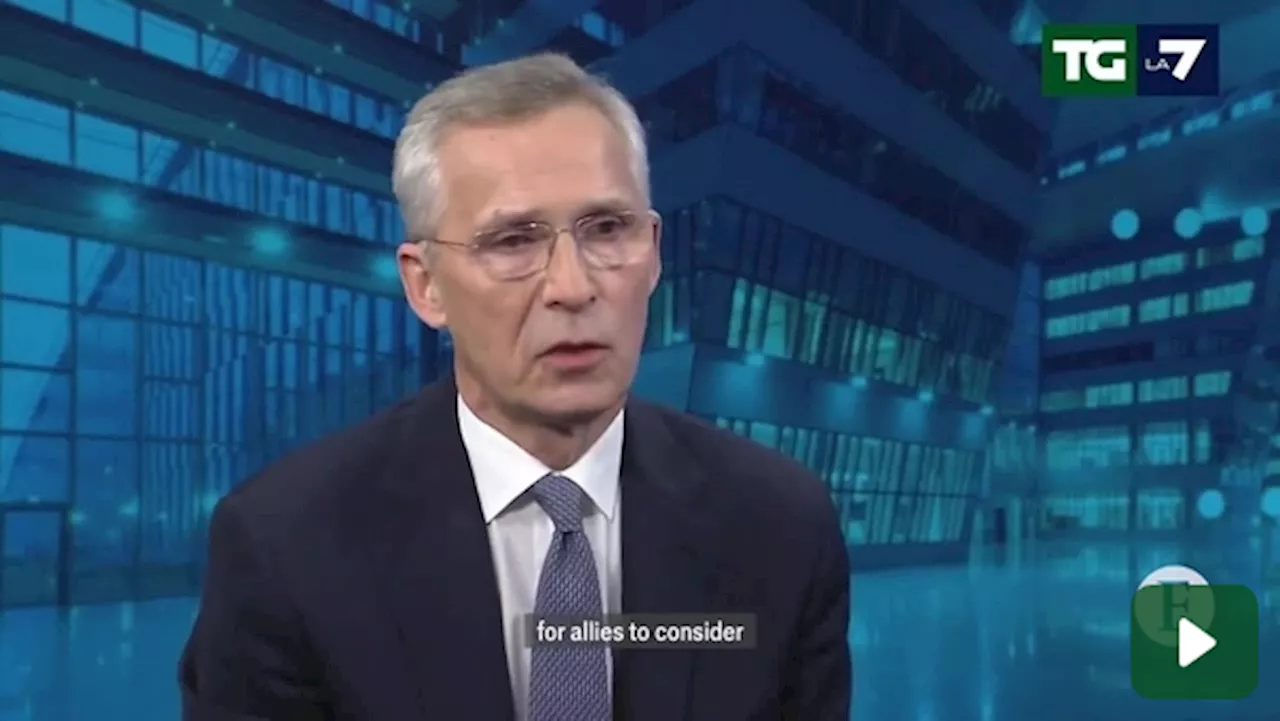 Ecco cosa ha detto il segretario generale della Nato Stoltenberg