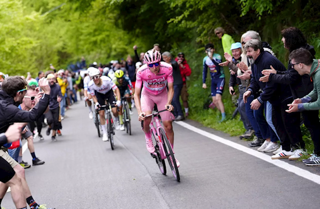 Pogacar one day away from Giro d'Italia triumph after penultimate stage win