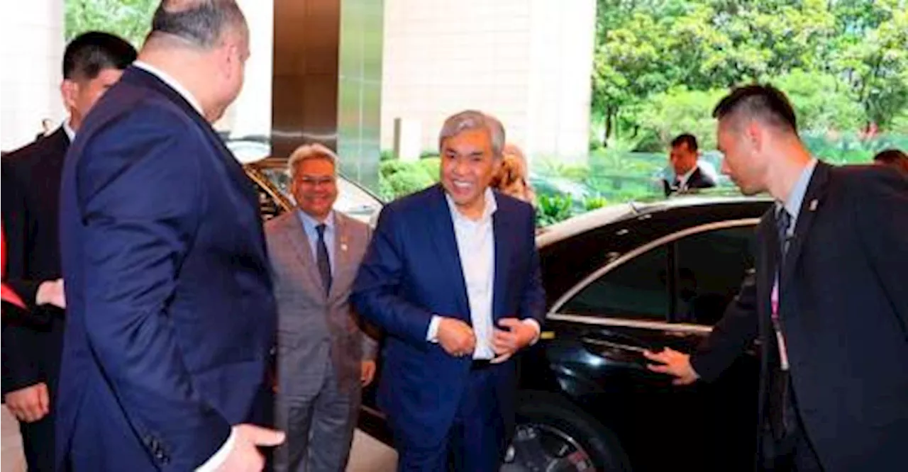 Ahmad Zahid arrives in Shanghai for third leg of China visit