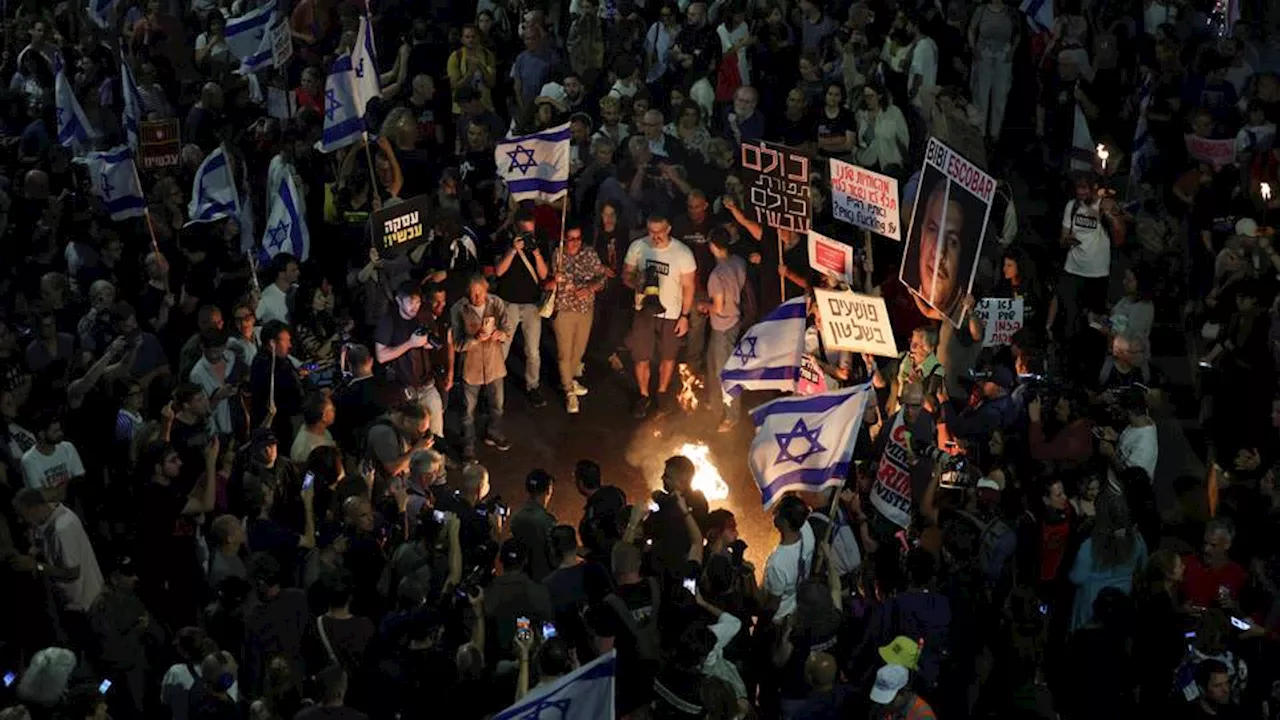 Thousands of Israelis demand Netanyahu's resignation, return of hostages