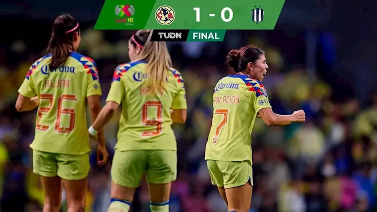 América gana a Rayadas en la Final de ida en la Liga MX Femenil