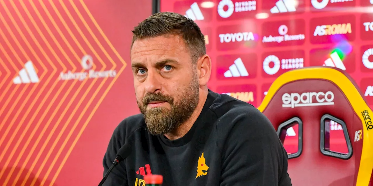 De Rossi e la Roma in Champions: 'Difficile che l'Atalanta non arrivi 4ª'