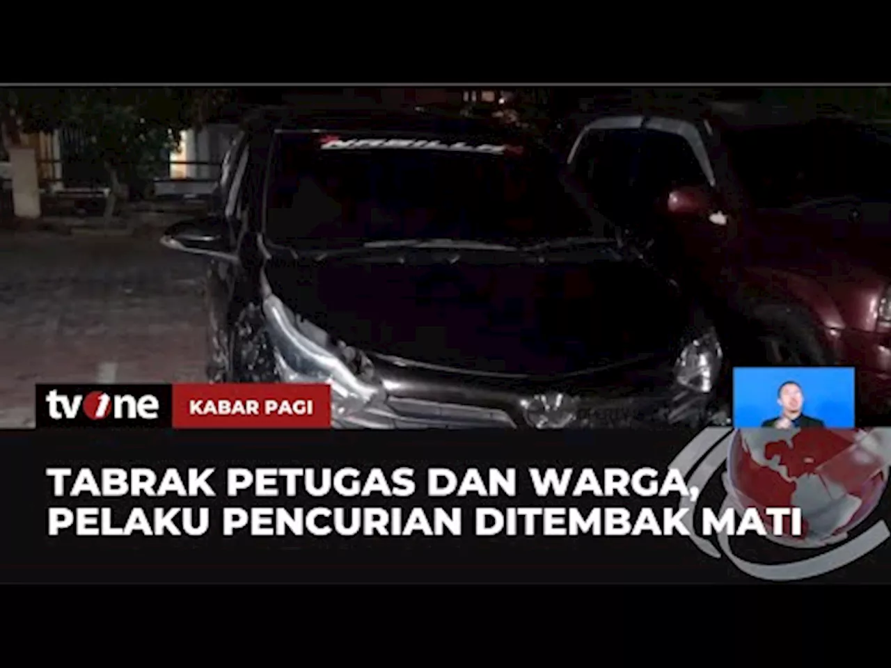 Aksi Pengejaran Pelaku Pencurian, Polisi Terpaksa Tembak Mati