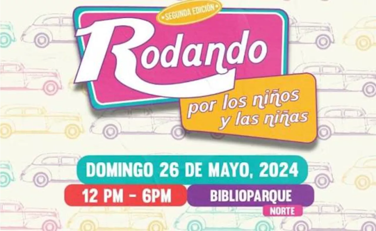 Rodando por los niños y las niñas invitan a una rodada de autos clásicos en Saltillo a beneficio de menores vulneables