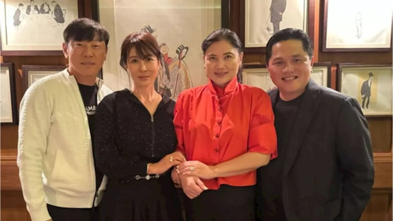 Erick Thohir dan Shin Tae-yong Double Date Dinner Tapi Bukan Bahas Bola, Ngomongin Apa?