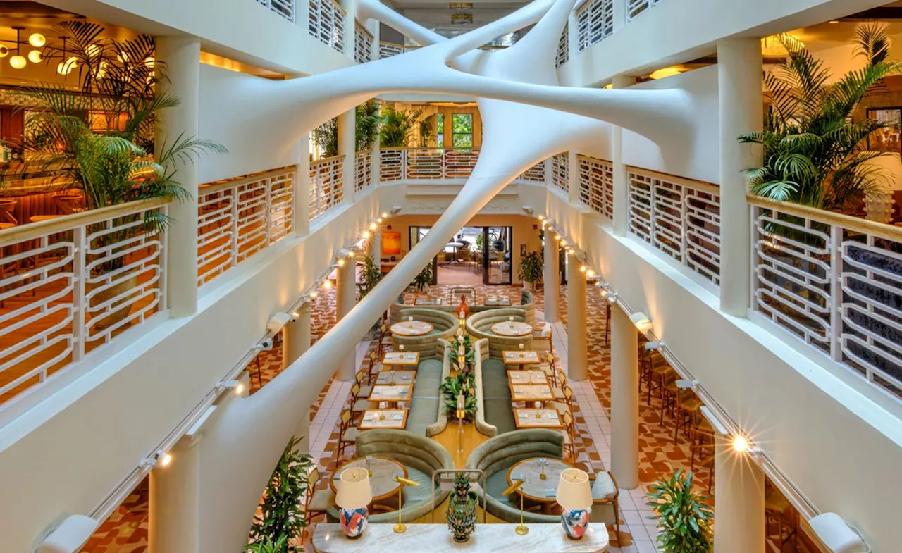 Dine under a colossal Zaha Hadid sculpture at Elastika in Miami