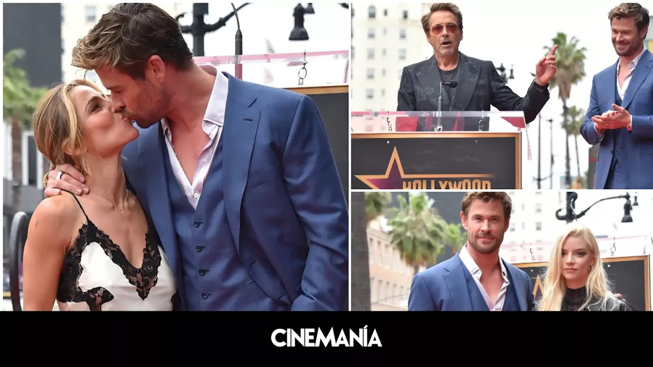 La emotiva dedicatoria de Chris Hemsworth a Elsa Pataky al recibir su estrella en el Paseo de la Fama de Hollywood
