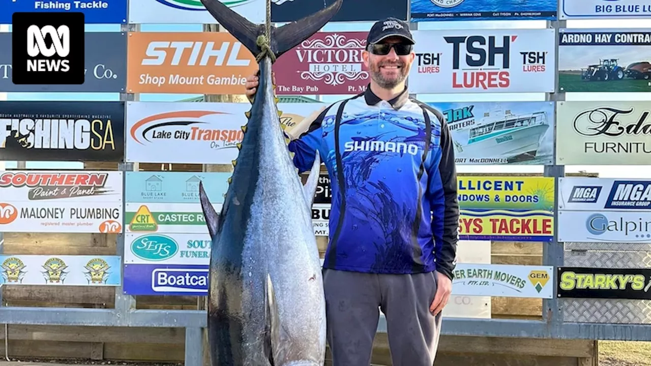 Blind big-game fisher urges people with disabilities to 'chase your goals' after massive tuna catch