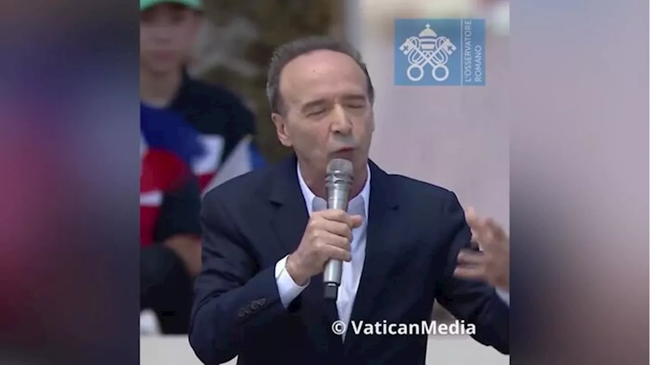 Benigni ai bimbi: 'Insieme a voi siamo tornati tutti bambini'