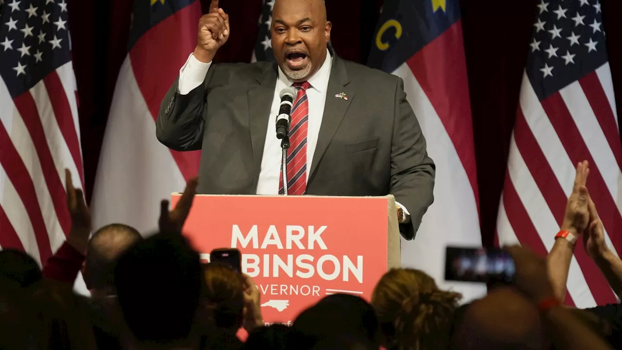 At North Carolina's GOP convention, governor candidate Robinson energizes Republicans for election