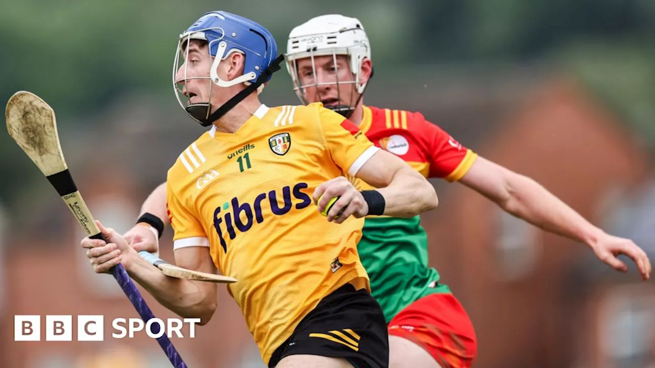 Antrim 4-22 Carlow 2-22: Saffrons hold nerve to retain Leinster SHC berth